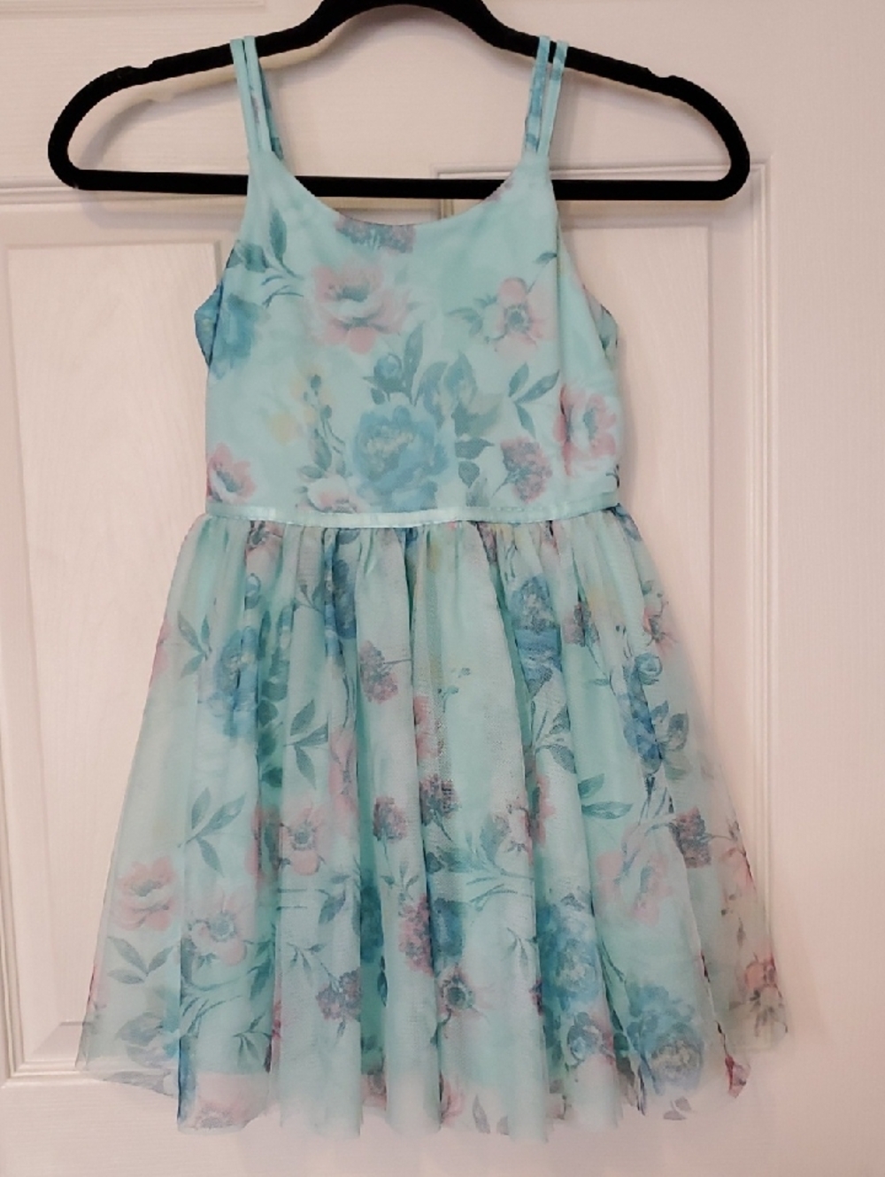 Zhenzi Mint Floral Tulle Party dress